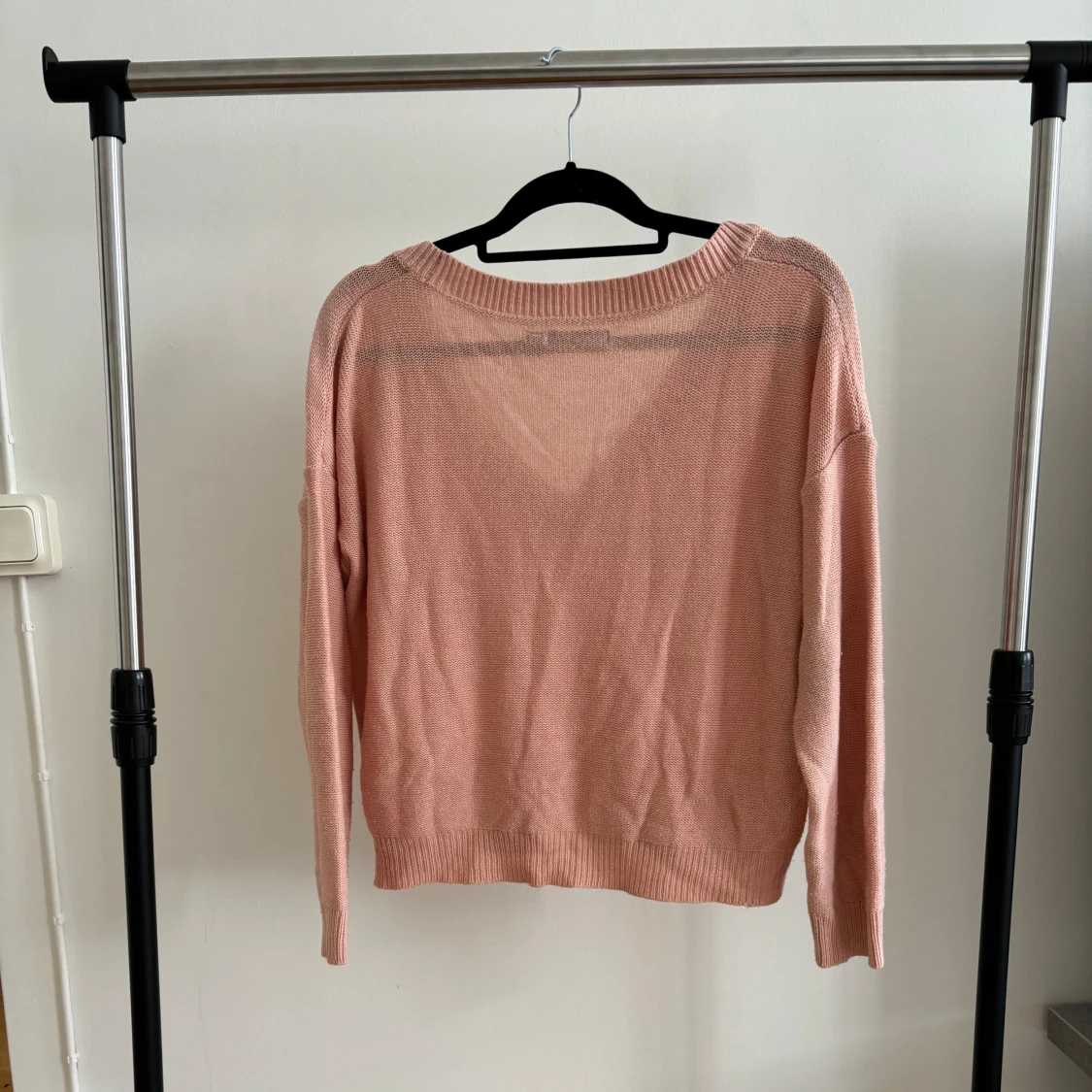 Rosa långärmad tröja - 90