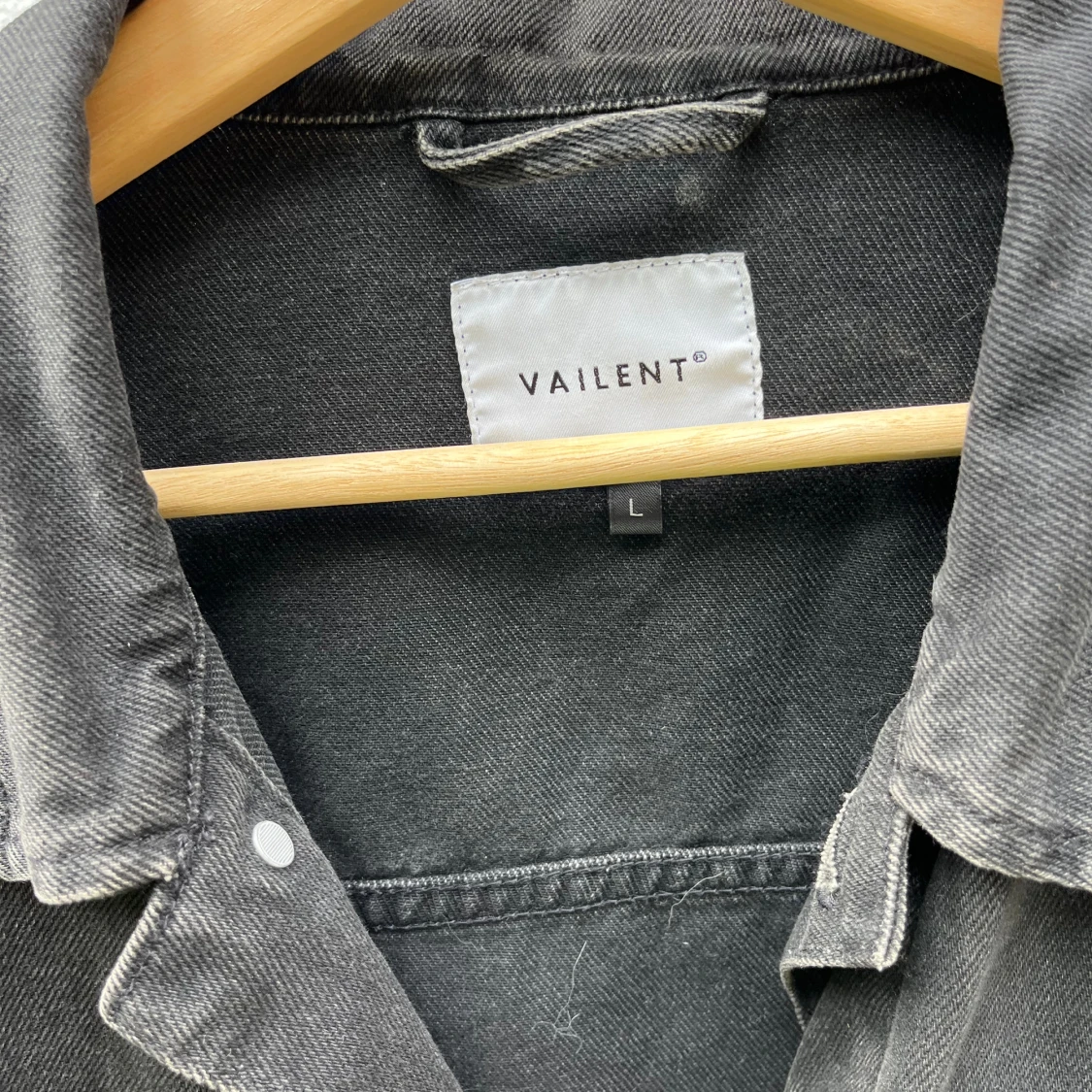 Svart jeansjacka  - 90