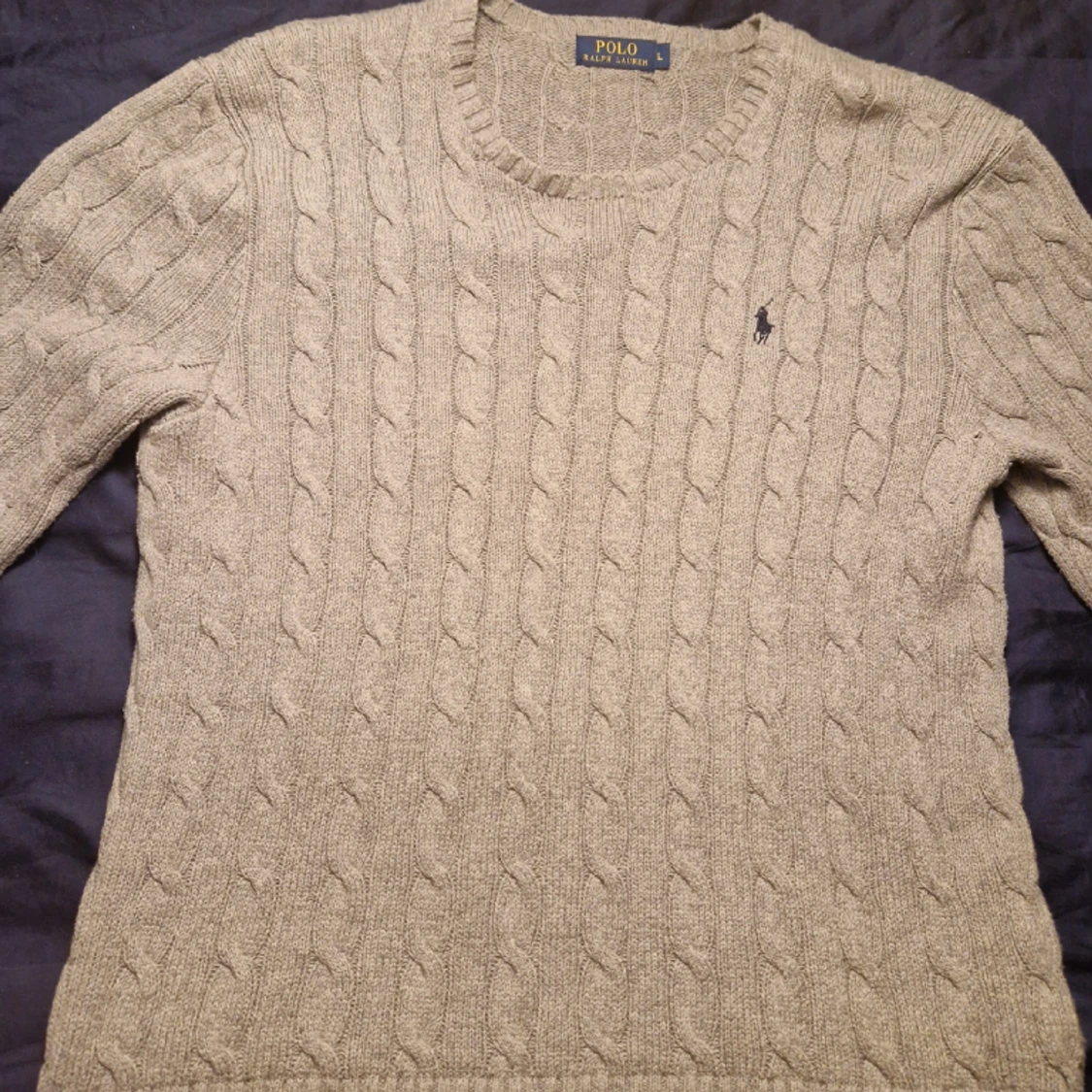 Ralph lauren kabelstickad tröja