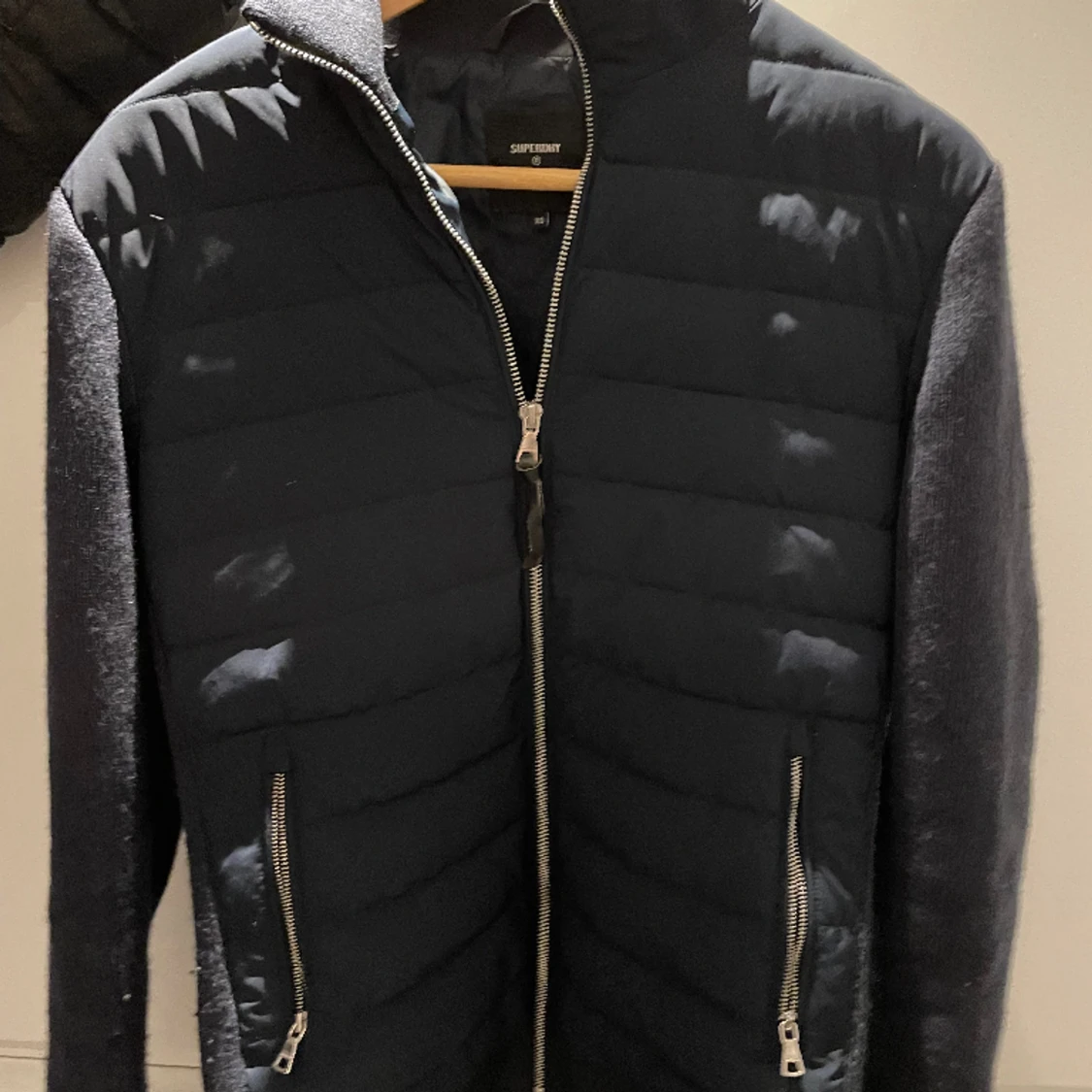 Mörkblå cardigan  - 90