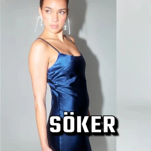 Satin klänning  - Jag söker denna klänning från Gina tricot, ”strap satin maxi dress” i storlek 34💓 hör gärna av dig om du har en till salu eller vet nån som har de!! 