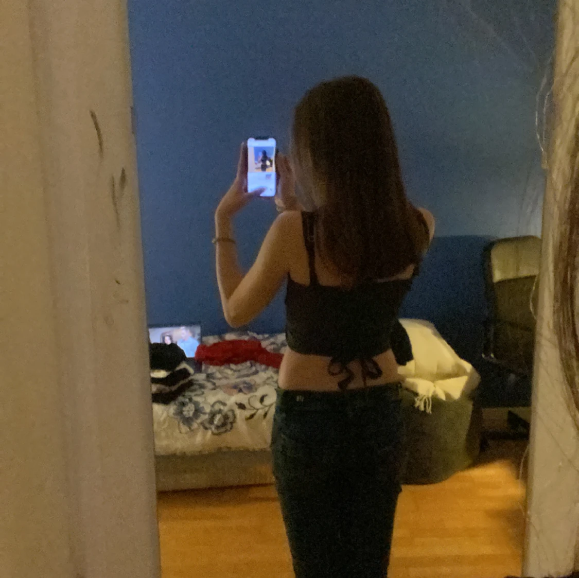 Grått linne från mango - 90