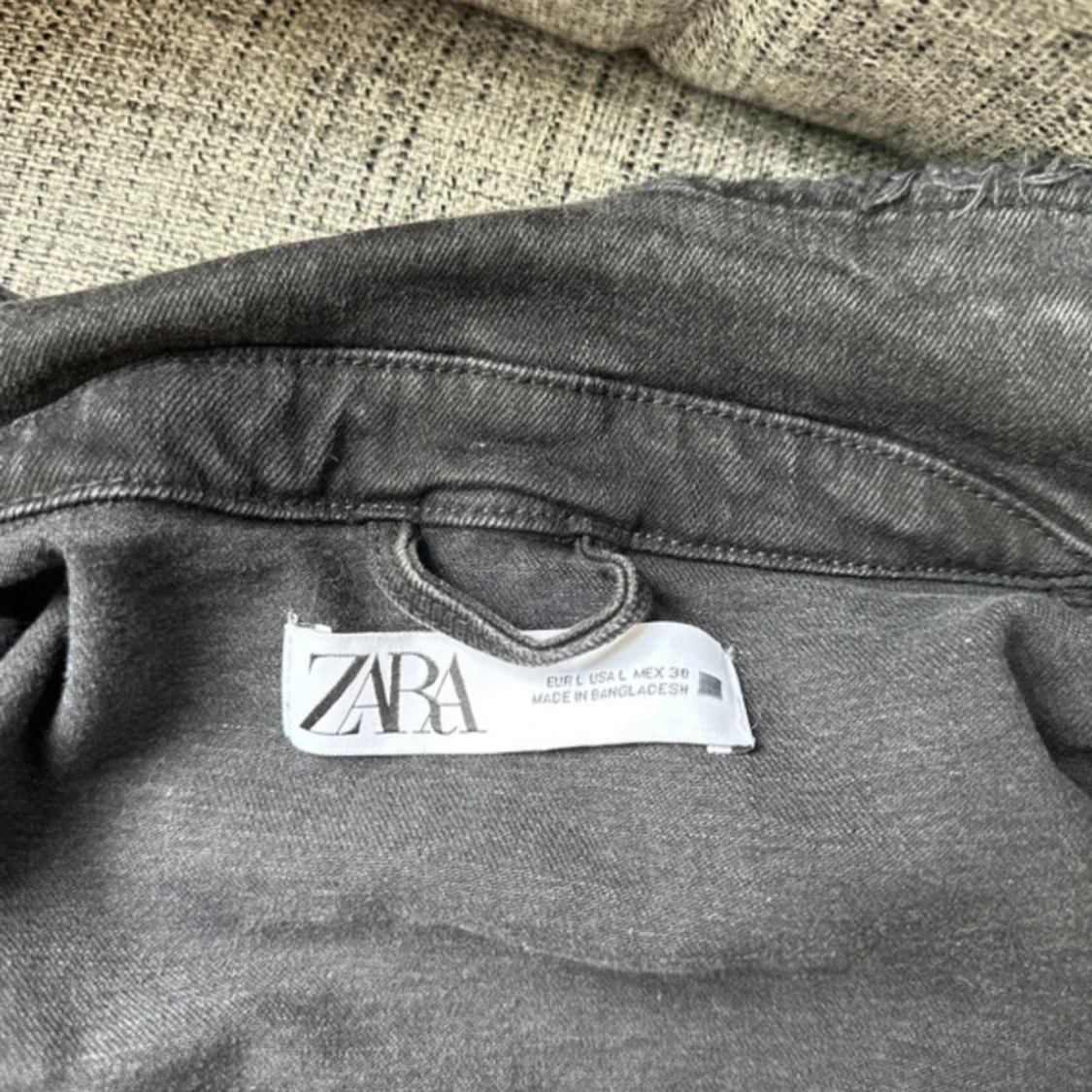 Svart jeansjacka - 92