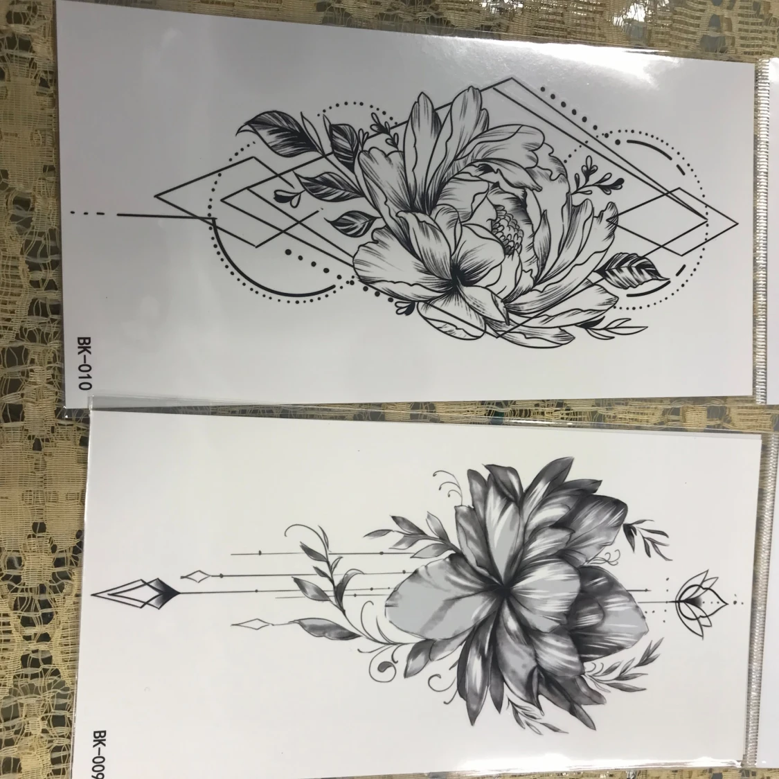 Blommor Tatuering  - 90