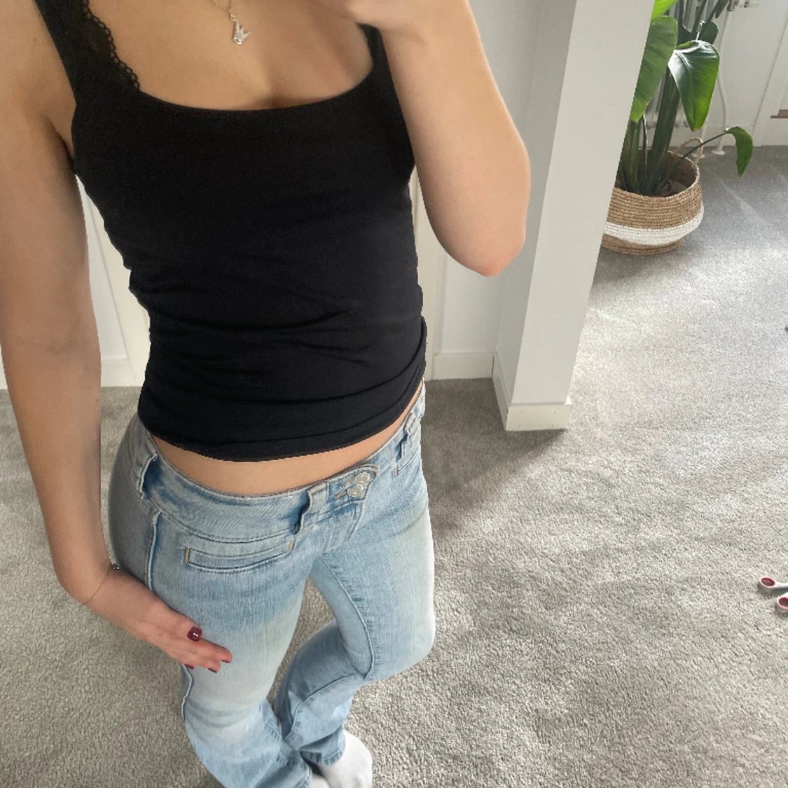 low waist jeans