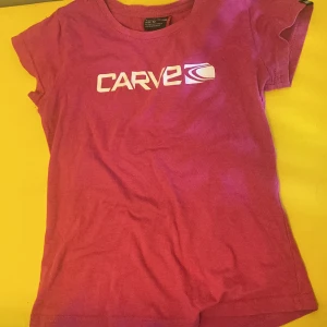 Rosa T-shirt  - Fin,rosa tröja. Den är i bra skick men kommer inte till användning och är för liten för mig. Märket är Carve✨