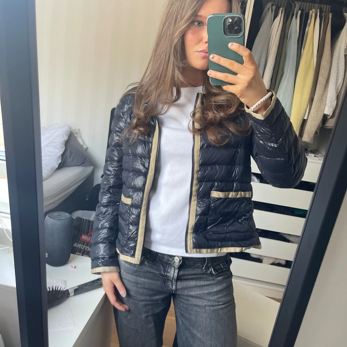 Marinblå jacka! - 90