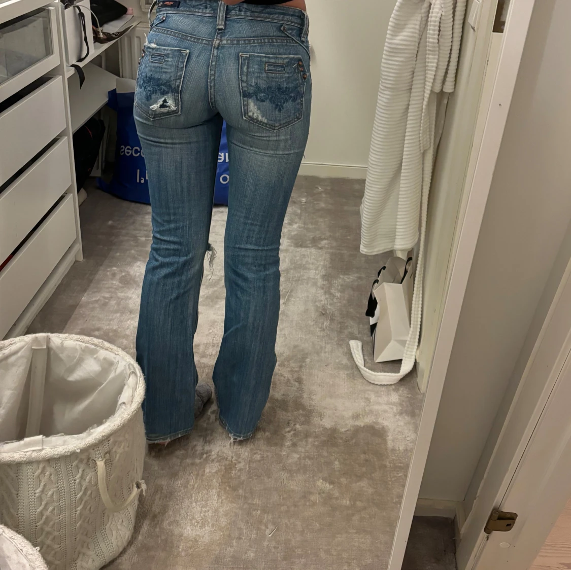 Lågmidjade jeans  - 91