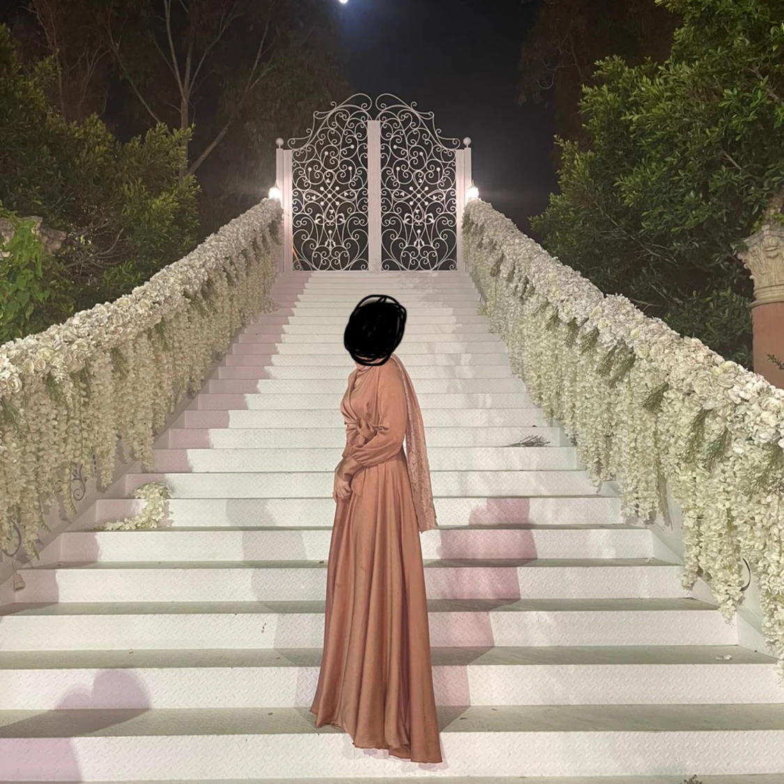 Rosa långklänning från DMN - 92