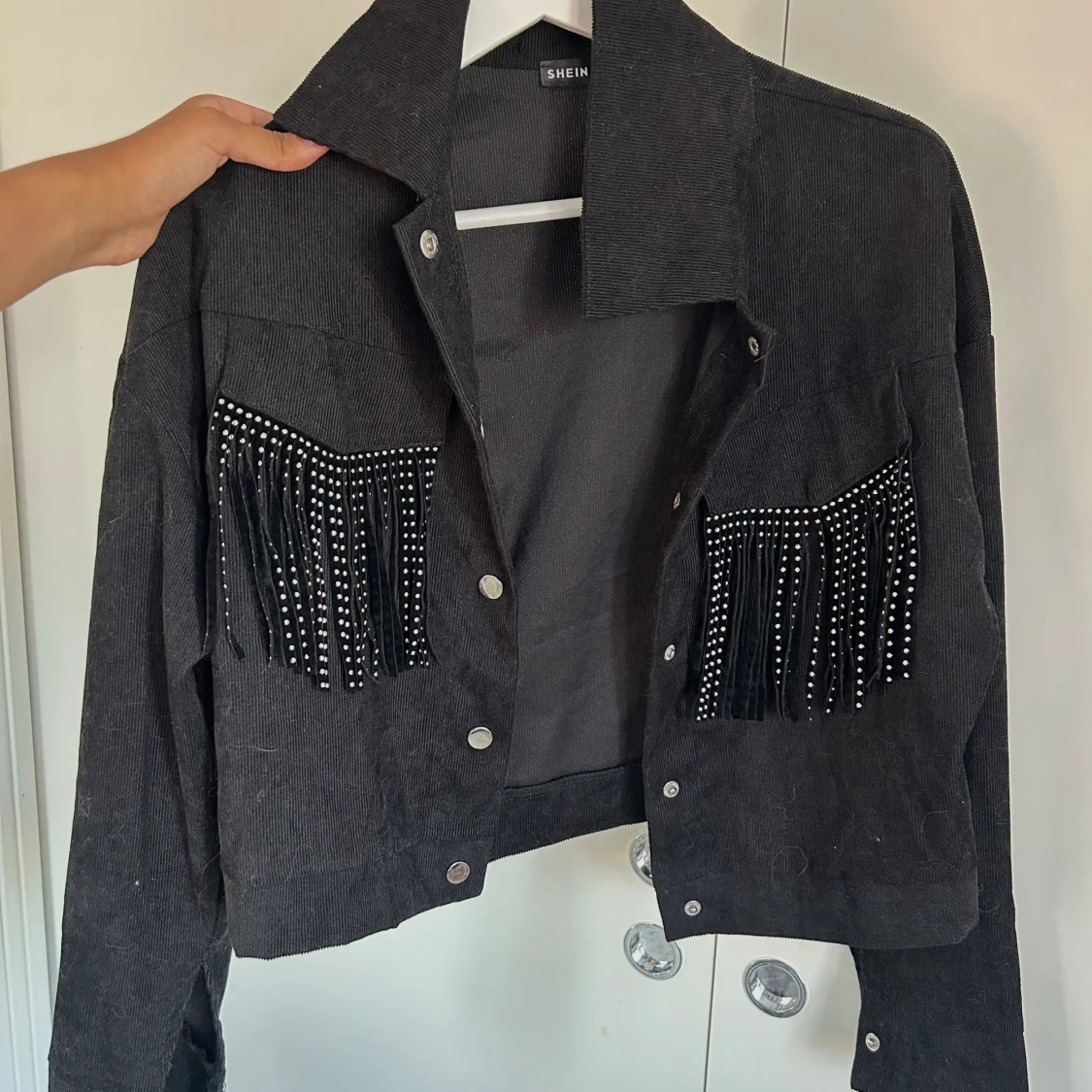 Svart kofta/jacka Xs - 91