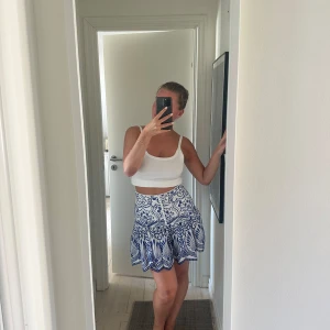 Broderad kjol - Superfin kjol ifrån zara. Storlek m, passar även s 