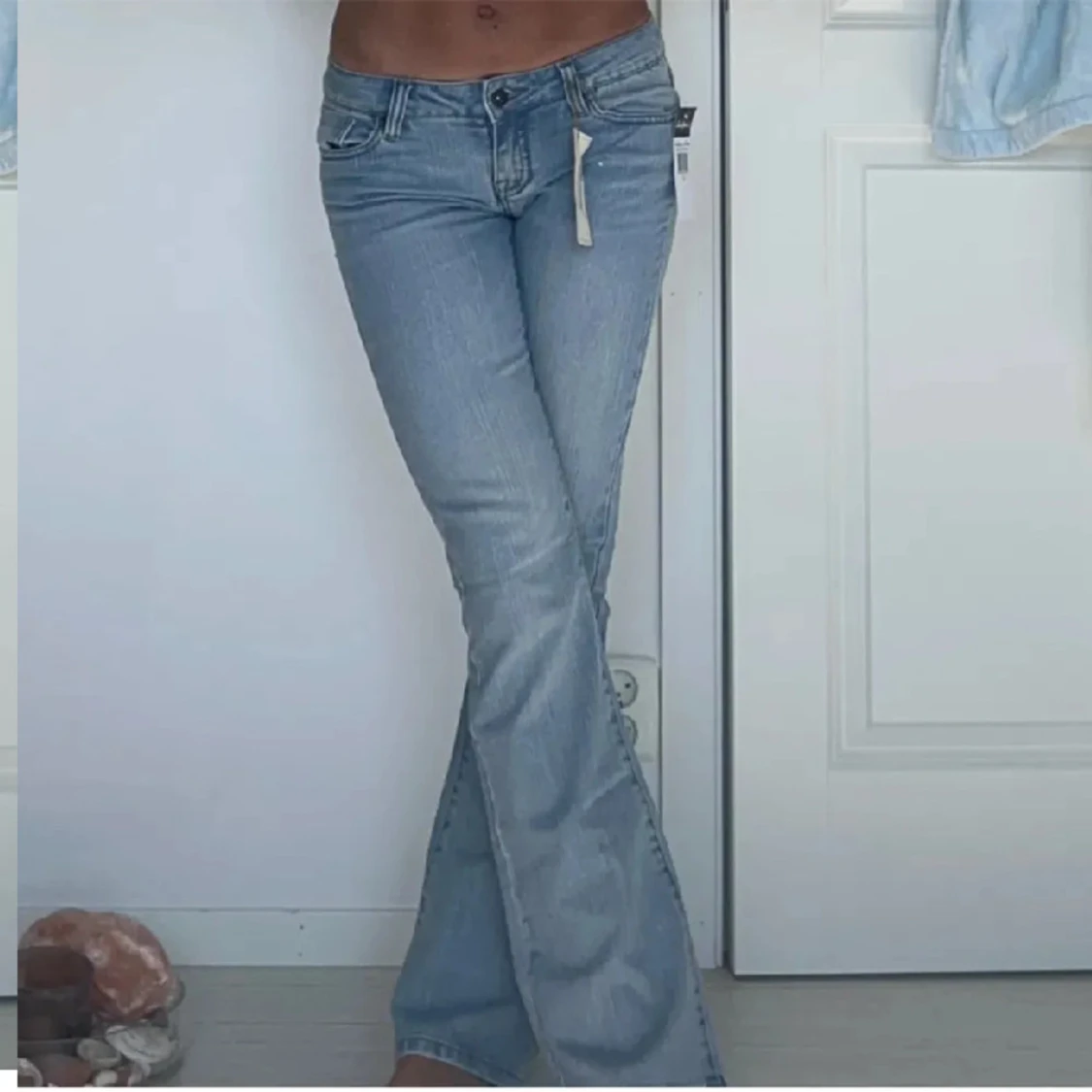 Lågmidjade byxor  - 90