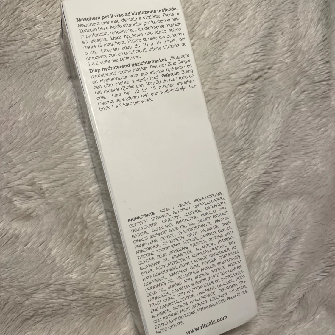 Rituals Intensive moisturising mask. Ansiktsvård - 90