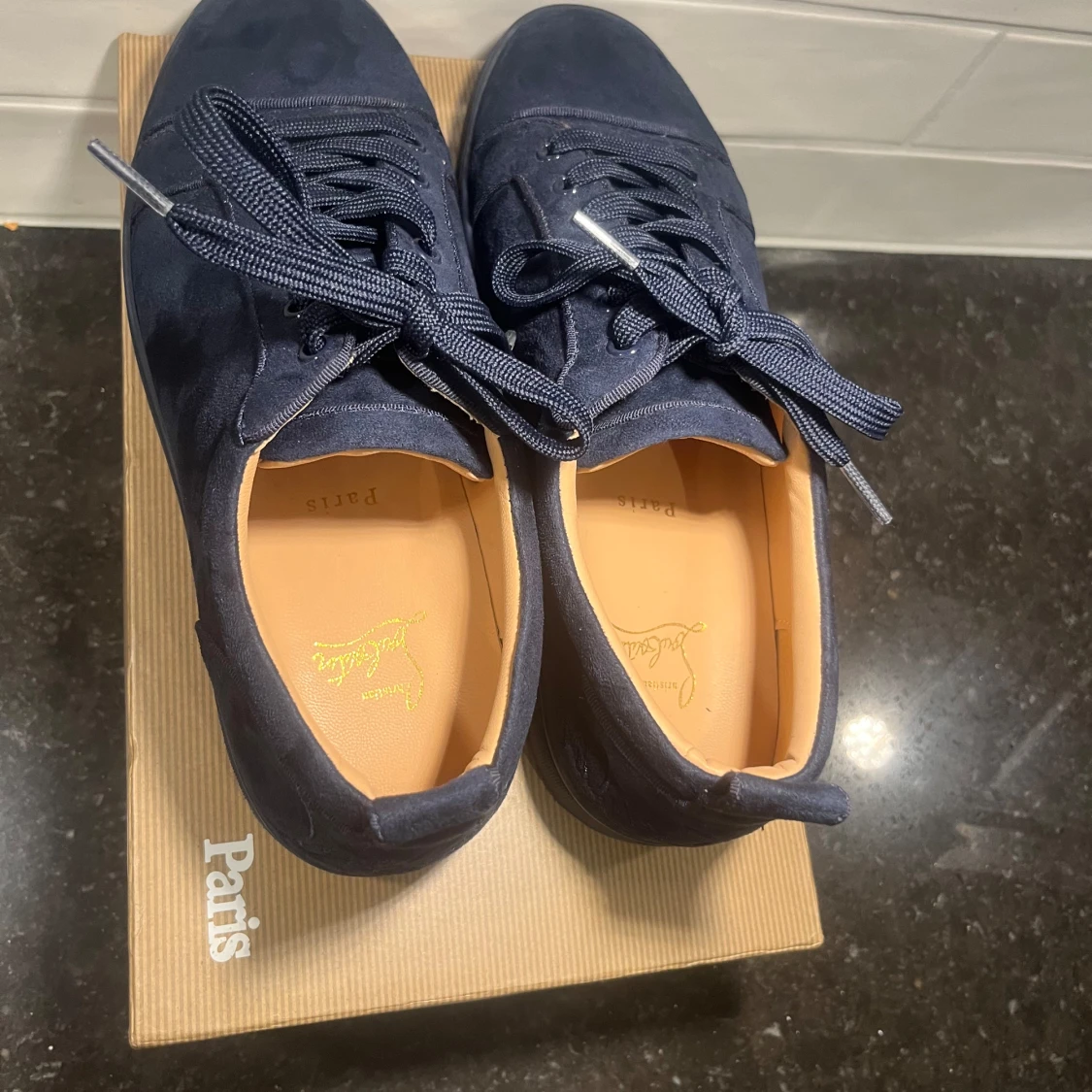 Mörkblå sneakers från Christian Louboutin - 91