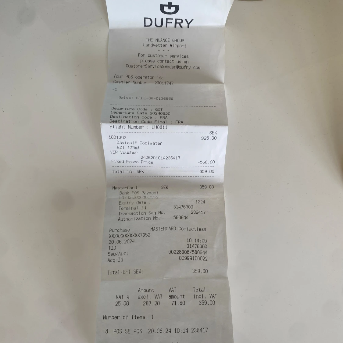 DavidOff Cool Water EDT.  - 90