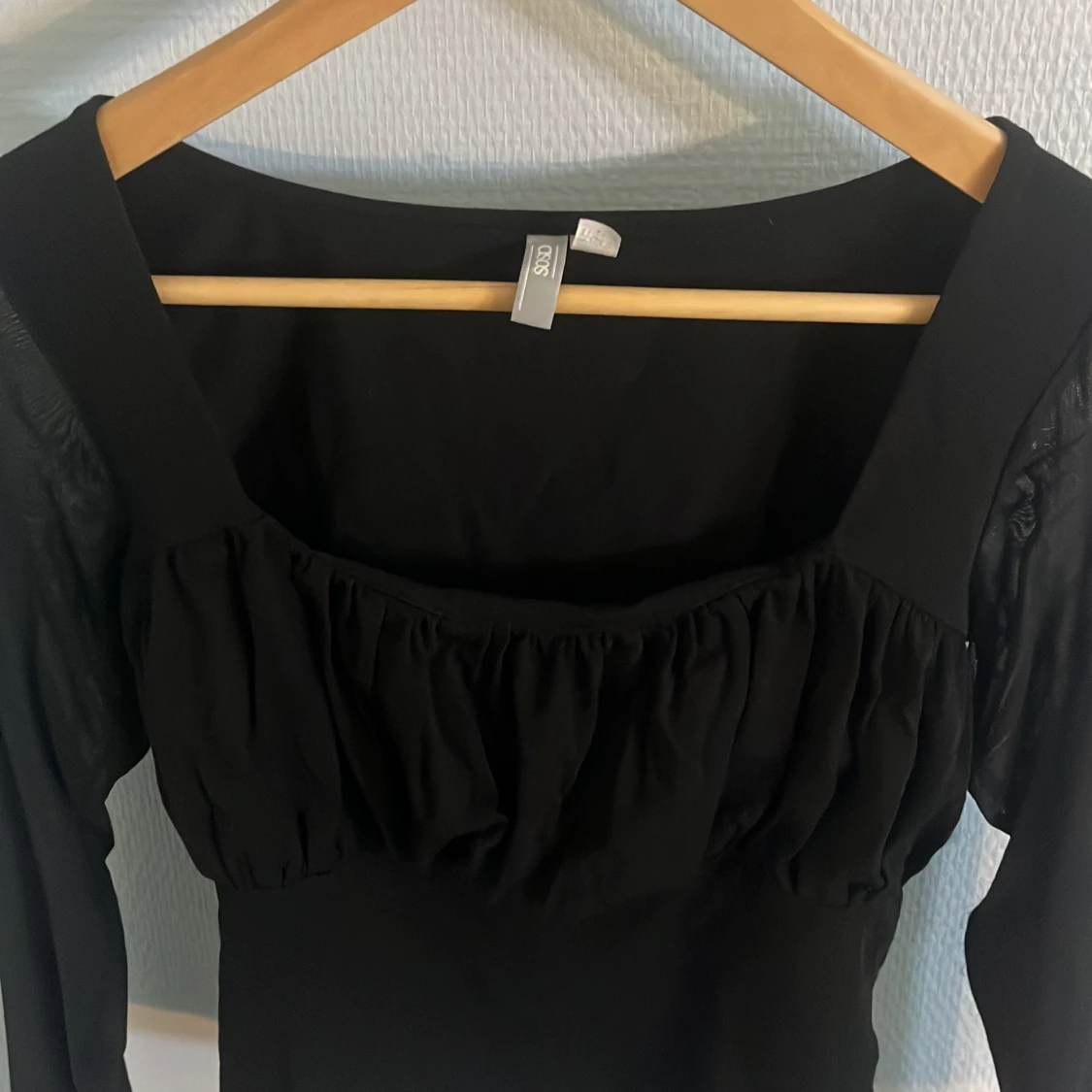 Svart långärmad topp - 91
