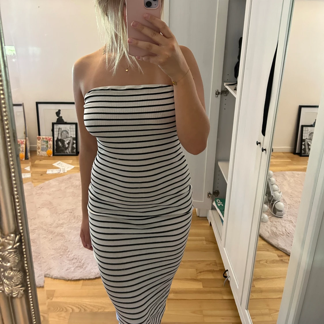 Randig långklänninh