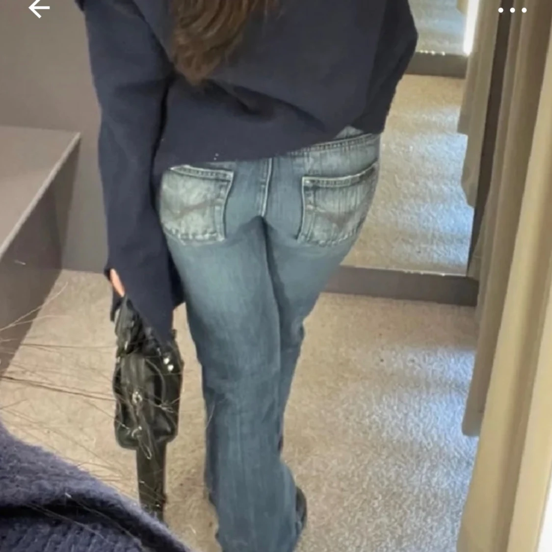 Lågmidjade bootcut jeans - 93