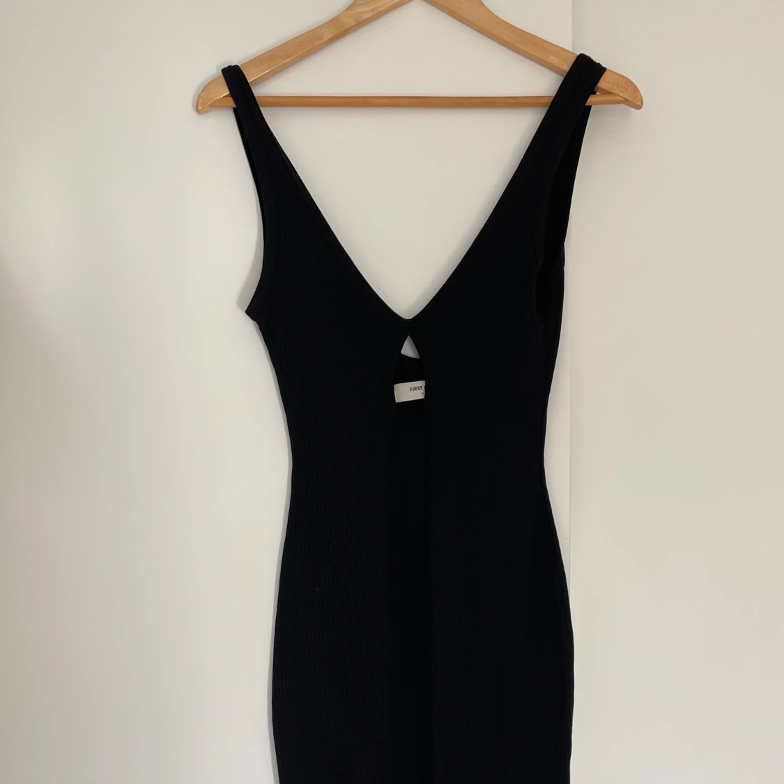 Svart långklänning