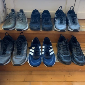 Skor -  1000 kr st storlekar mellan 41 och 43 fräschas upp innan de lämnas till kunderna