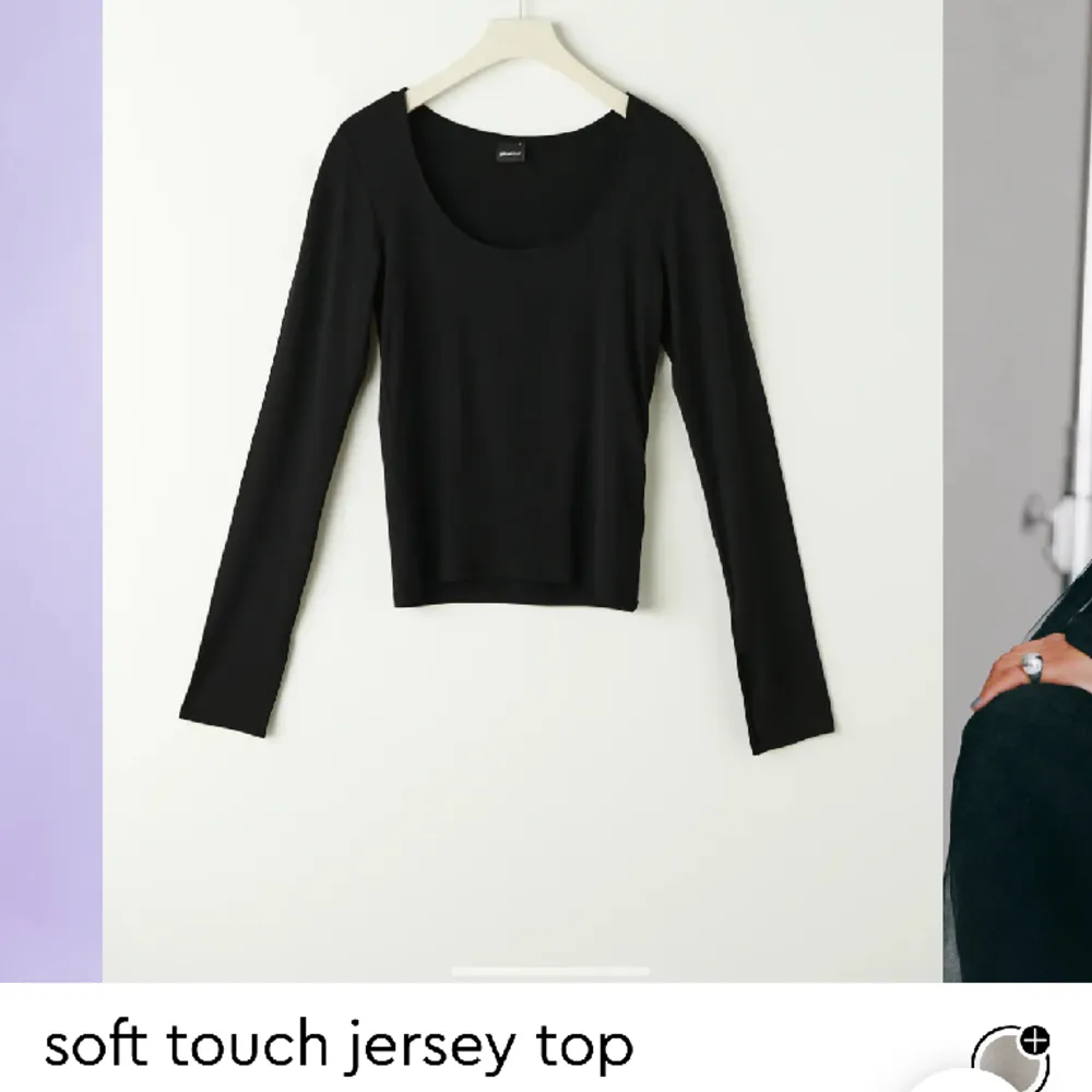 Soft touch Jersey top från gina❤️ inga defekter & sparsamt använd🫶🏻. Tröjor & Koftor.
