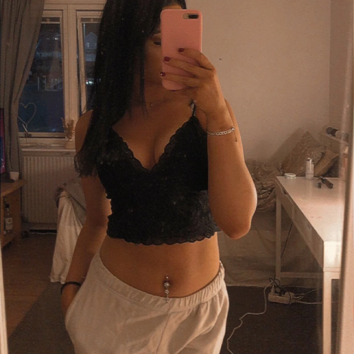 Spets topp