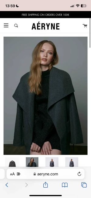 Helt ny jacka från aeryne - Intressekoll på denna helt nya jacka. Köptes för 2999 men säljs för 1200, har tyvärr inte kvar kvitto men lappen är kvar på jackan. Skriv för mer bilder. 