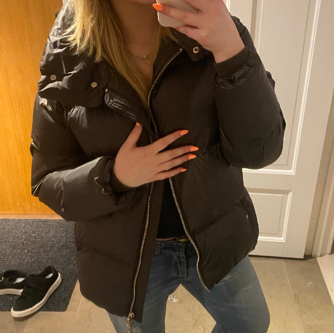 Mörkbrun jacka  - 90