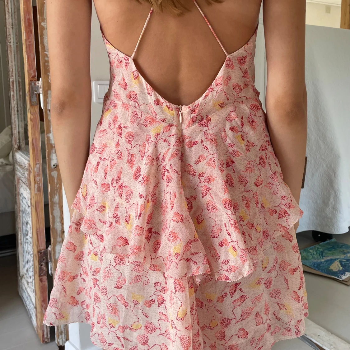  Ljusrosa sommarklänning  - 1