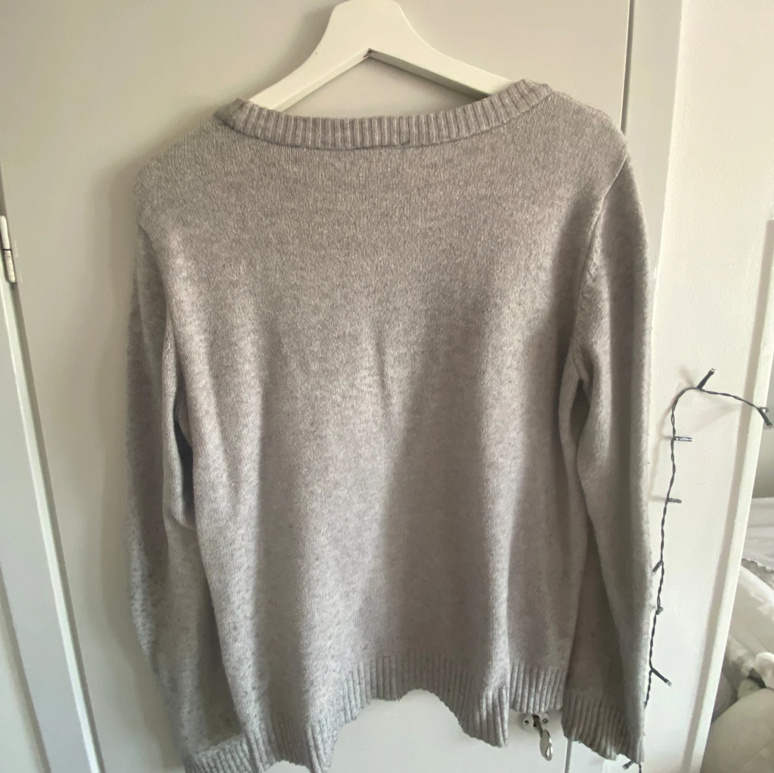 Grå stickad tröja ❤️ - 91