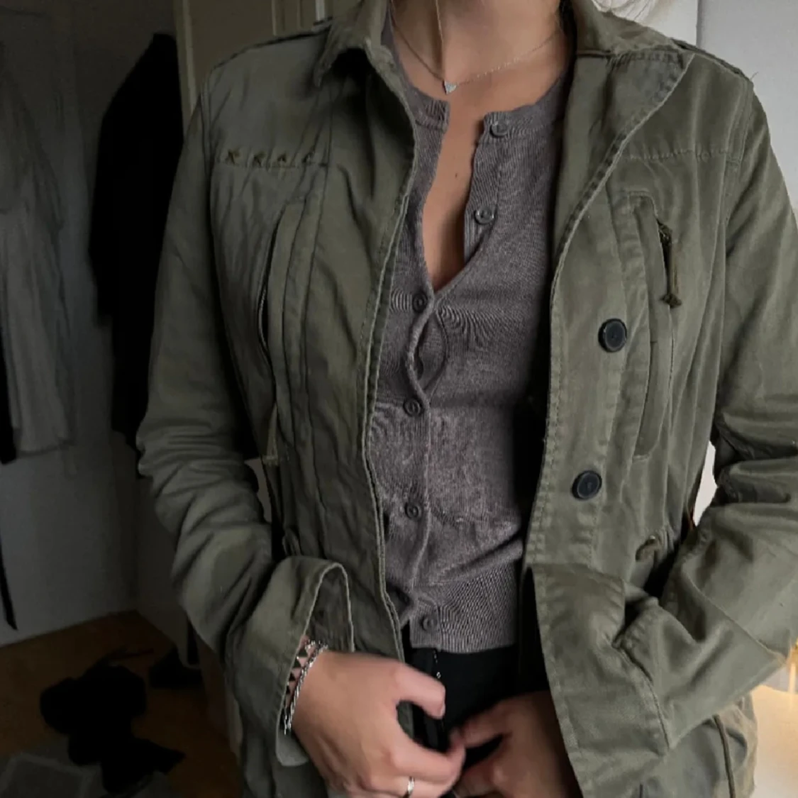 Grön vårjacka  - 93