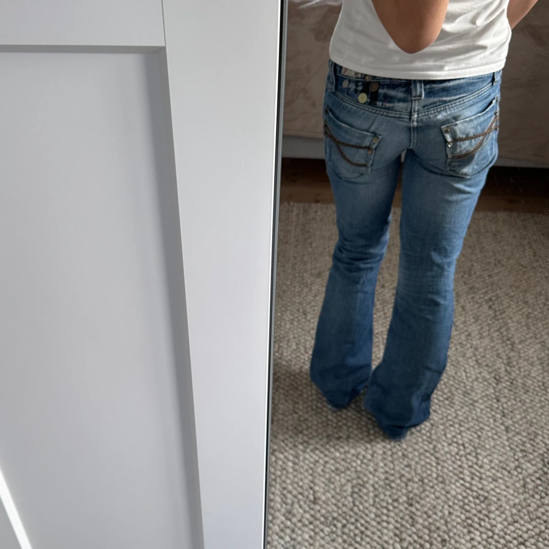 Lågmidjade jeans - 90