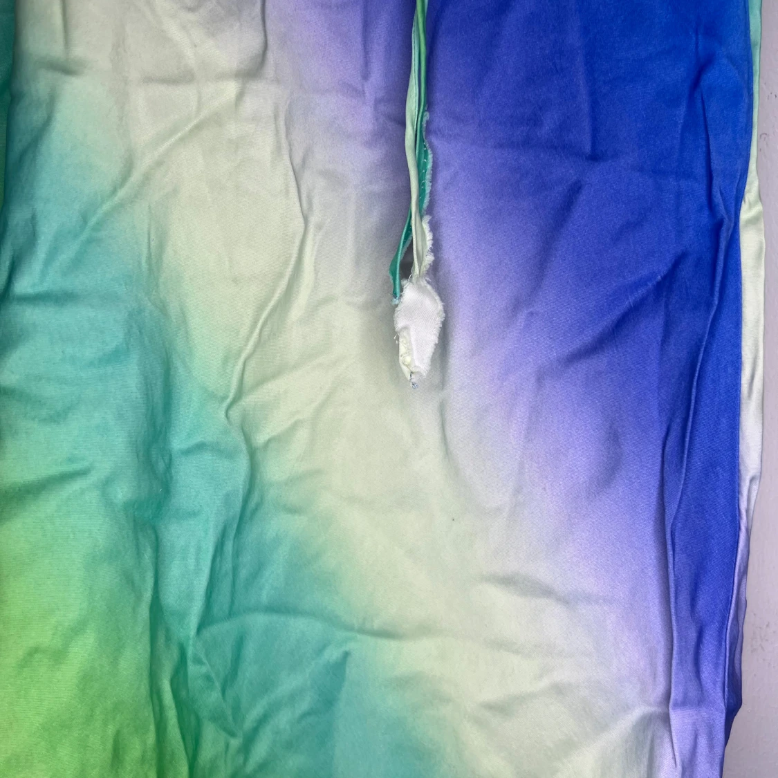 färgglad silken klänning  - 91