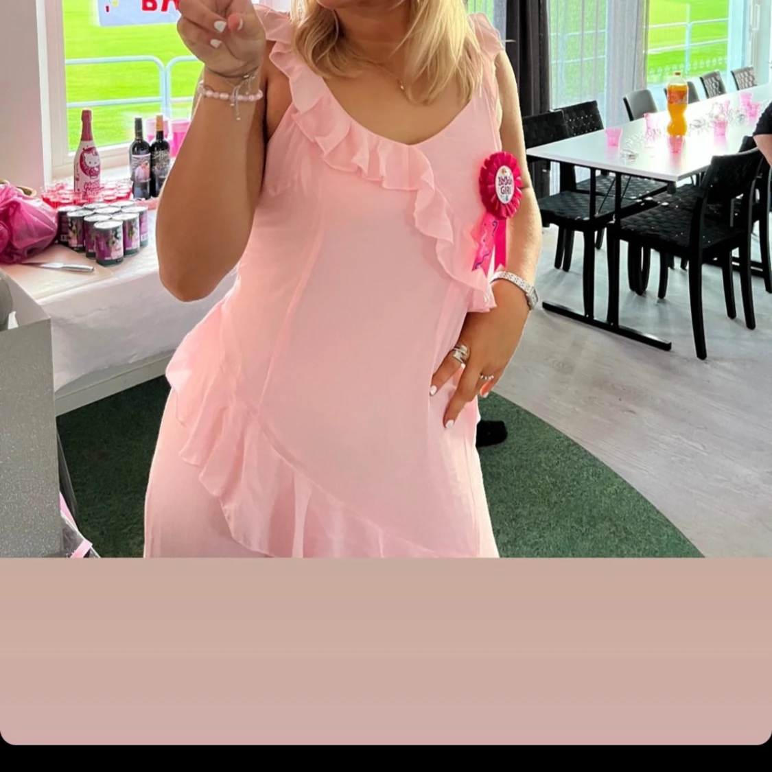 Rosa balklänning - 91