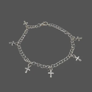 Handgjort armband - 🖤Material- zinklegeringar, rostfritt stål. Nickel fri. Armbandslängd: 17cm 