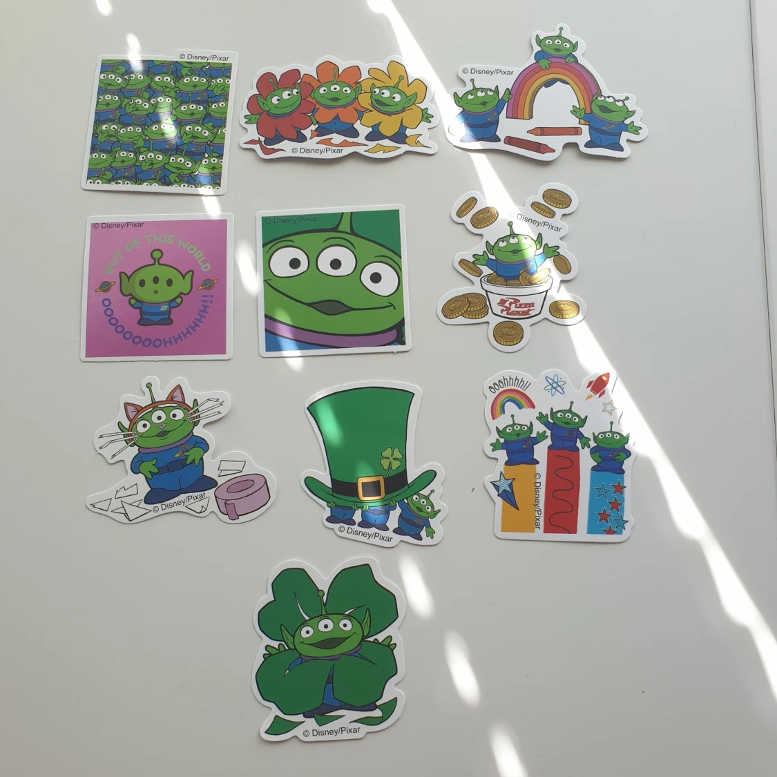 10st rymdvarelsen från toy story, dinsey/pixar klistermärken, stickers - 90