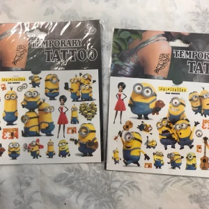 Minions Tatueringar  - Mått 25.50*10.50 cm/st 3 år + 50kr/2st