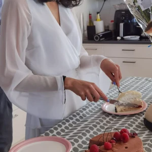 Snyggaste Studentklänning! - Så fin studentklänning från Bubbleroom! Endast använd på min studentdagen😍🥰passar xxs/xs