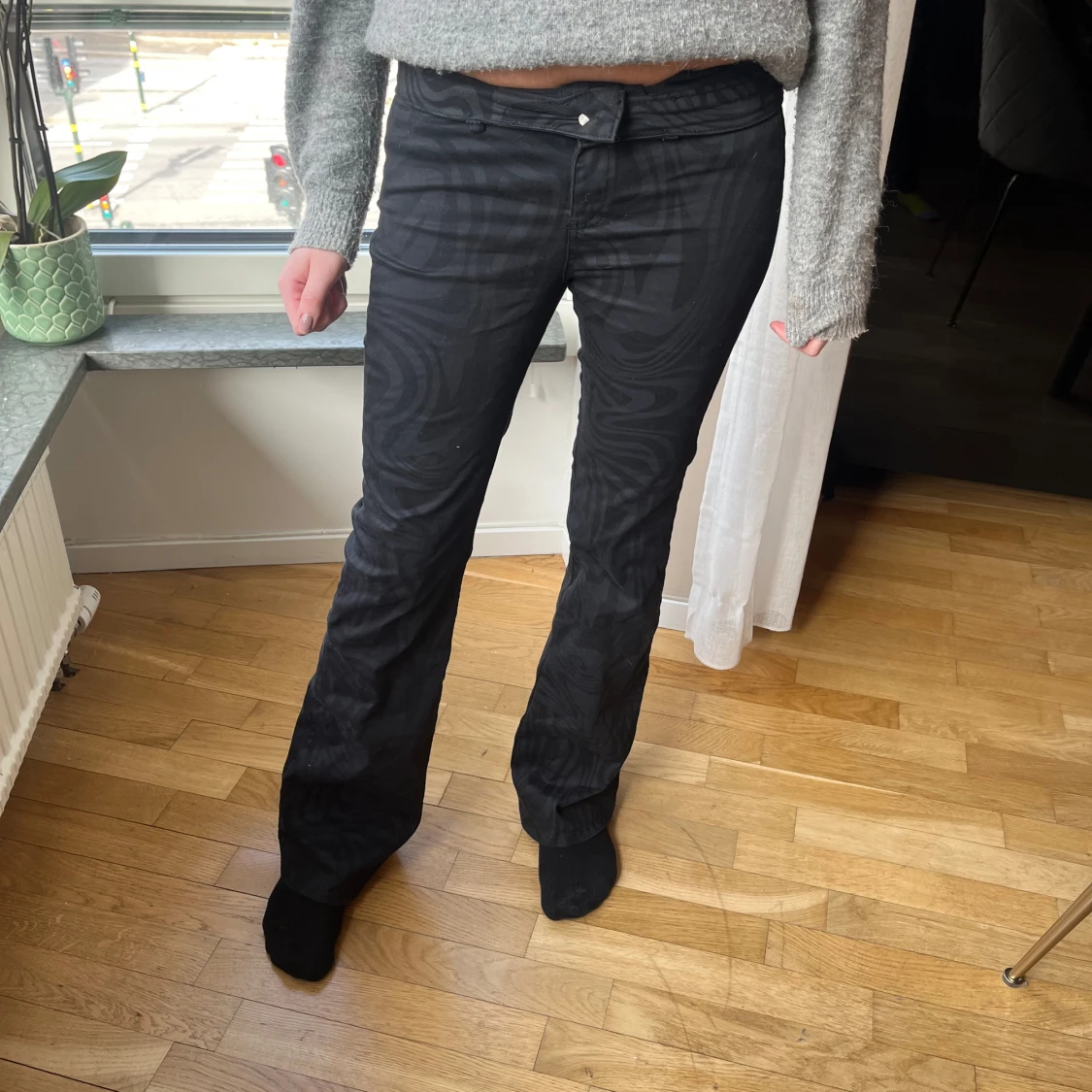 Mönstrade jeans
