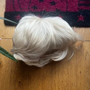Blonde peruk - Blond peruk kort, testade bara på men gillade inte 