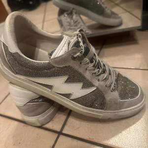 Zadig Voltaire sneakers, strl 39, välanvända, nypris 3450 kr