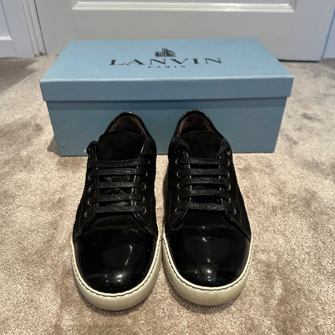 LANVIN Cap Toe Sneaker Black - 91