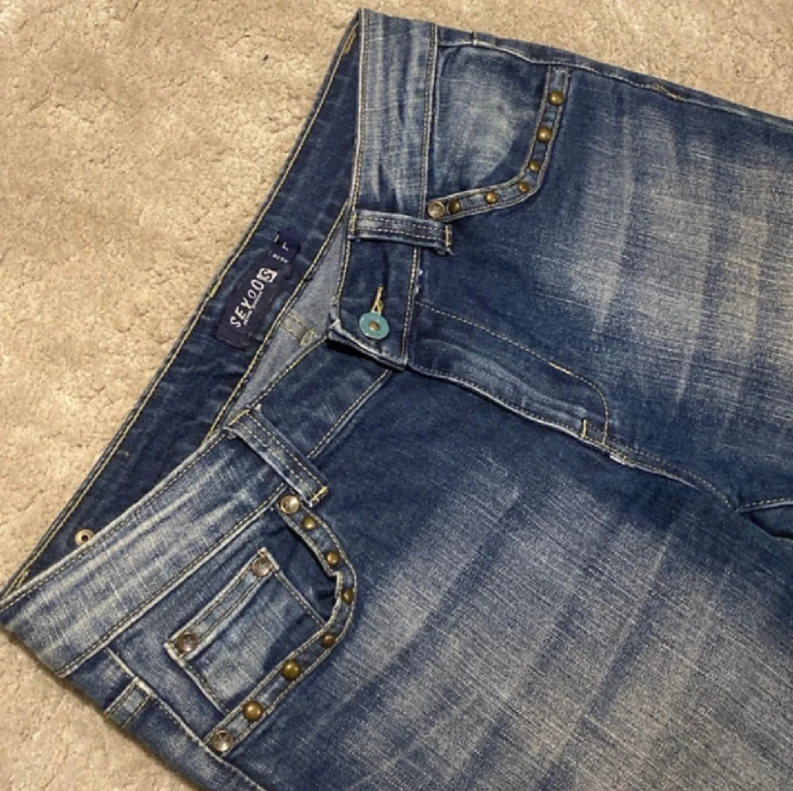 Lågmidjade bootcut jeans  - 91