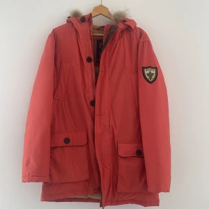 Morris dunjacka - Nyskick, stl S, normal i storleken, washed orange, varm