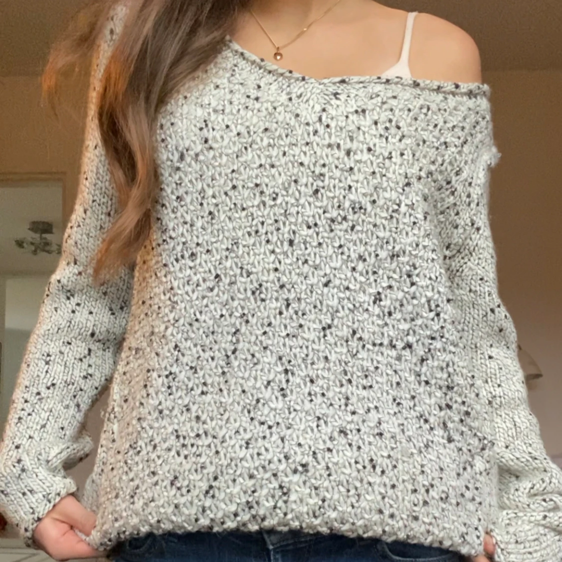 Stickad tröja 