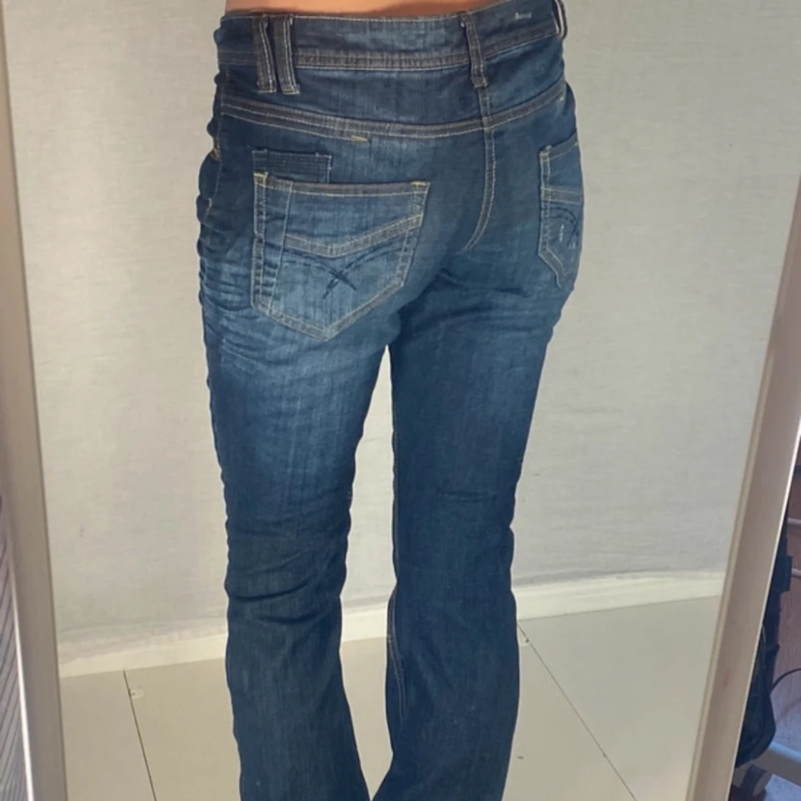 Lågmidjade bootcut jeans - 91