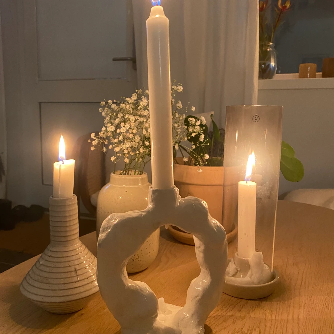 Handgjord ljusstake  - 91