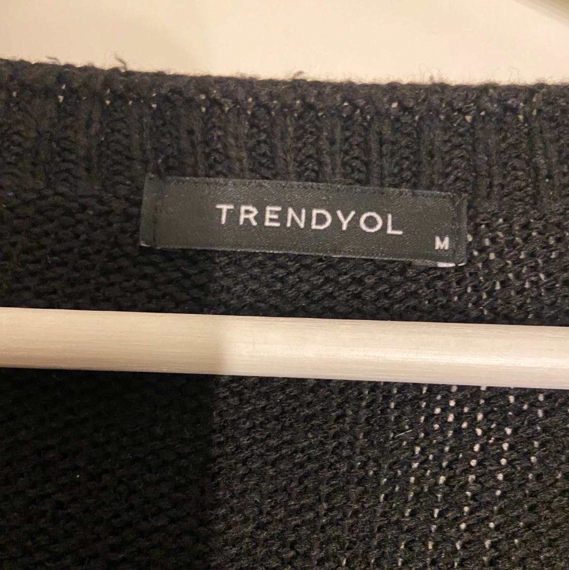 Svart stickad tröja - 91