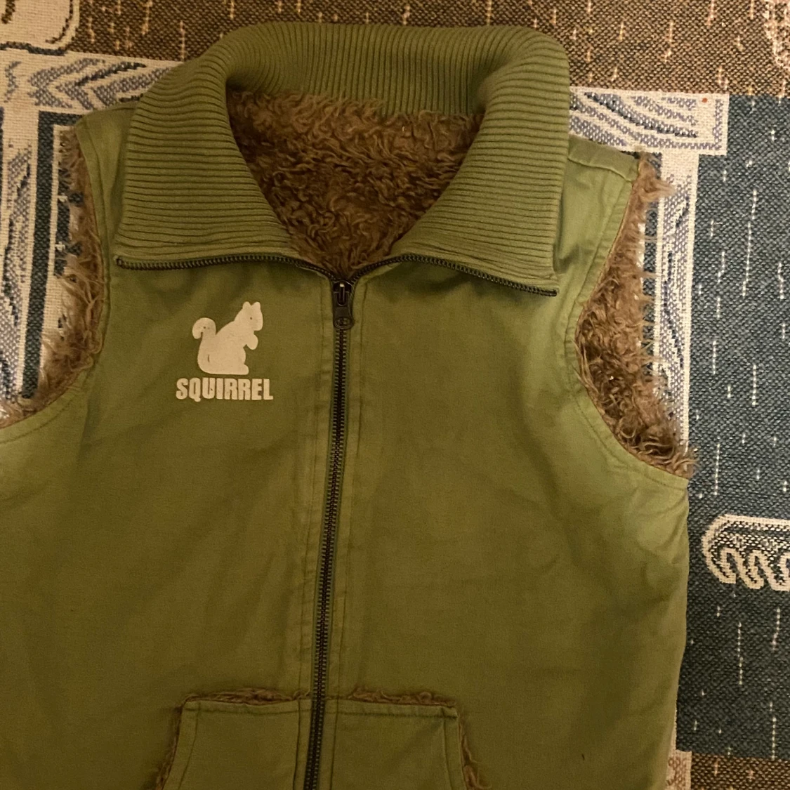 Grön vintage väst - 91