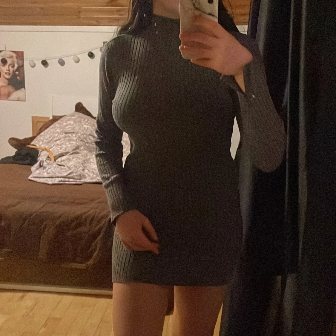 Stickad klänning - 90